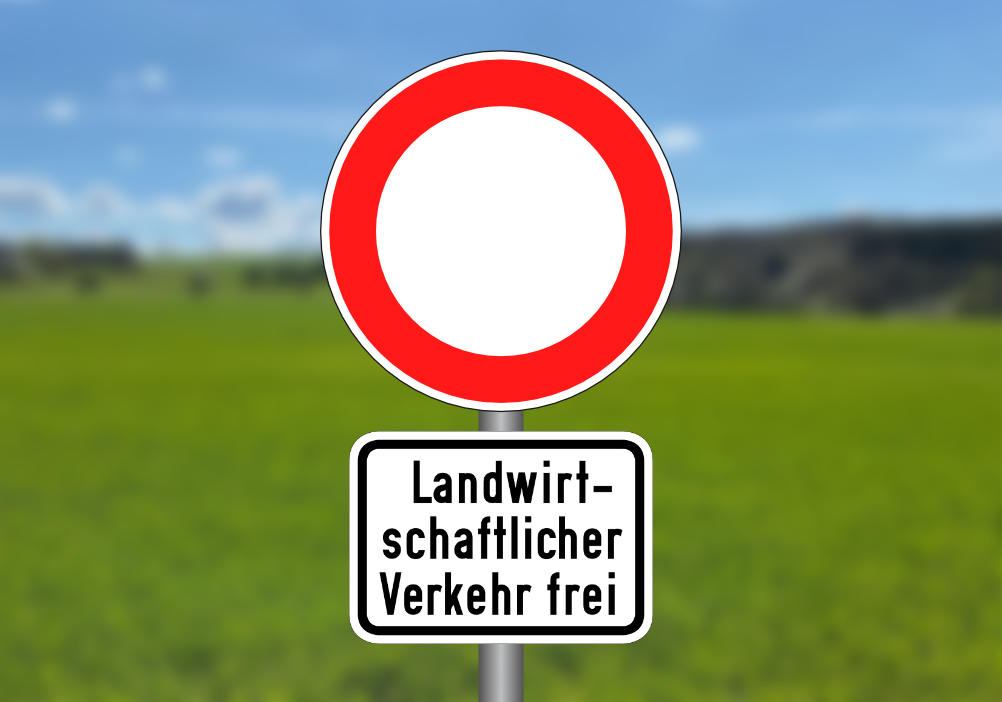 – Schilder zur Forst- und Landwirtschaft