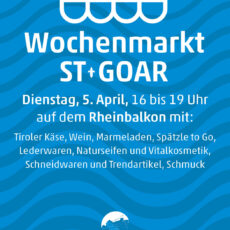 Wochenmarkt auf dem Rheinbalkon