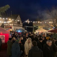 Lichterglanz beim Biebernheimer Weihnachtsmarkt