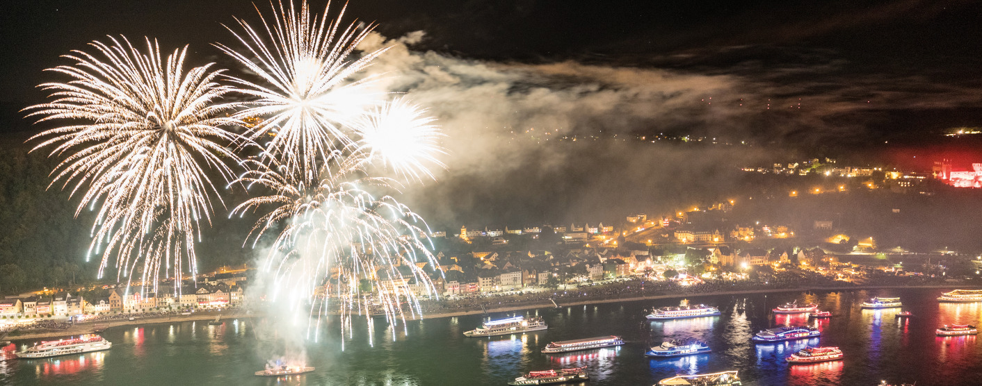 Rhein in Flammen in Sankt Goar
