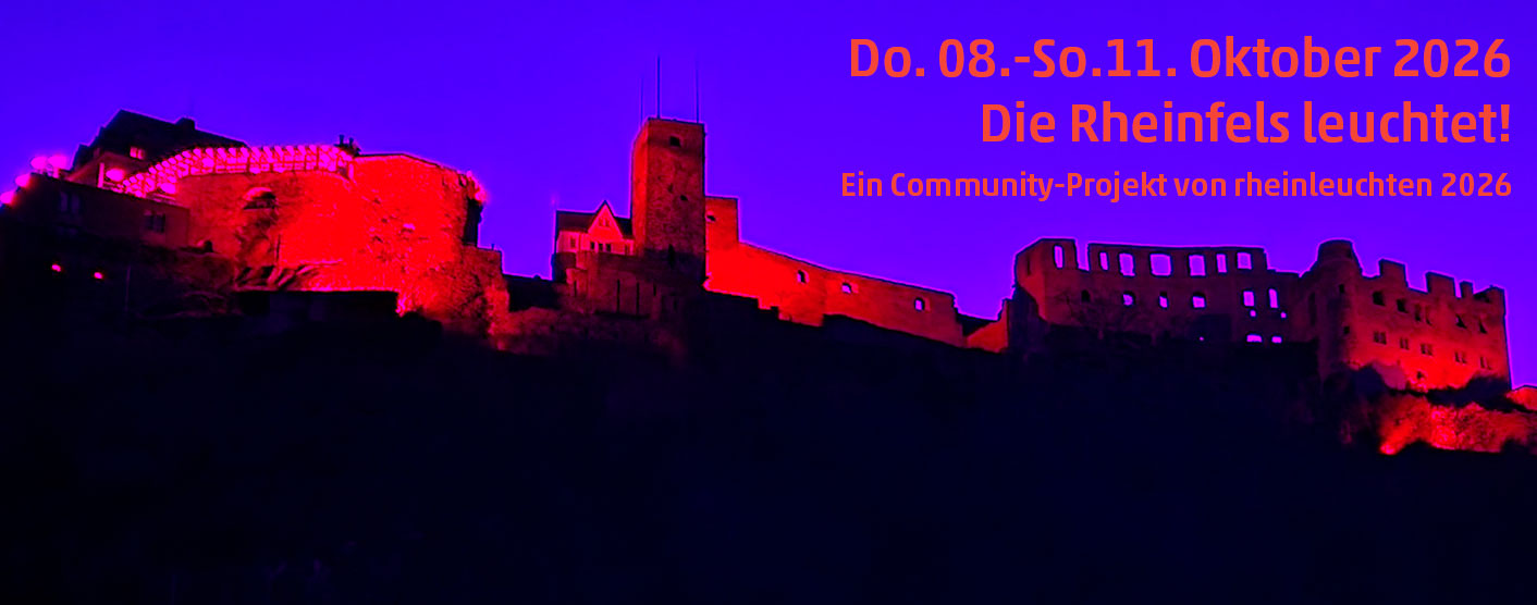 rheinleuchten auf Burg Rheinfels